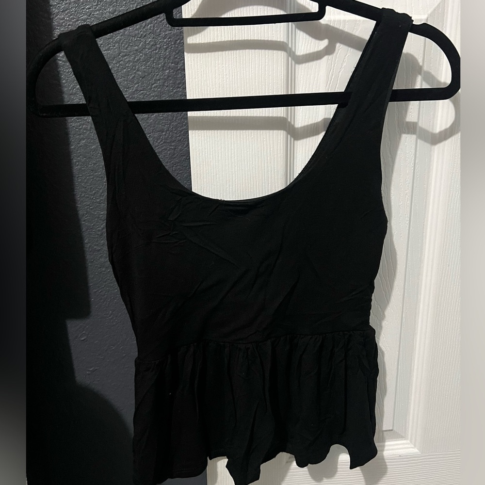 black tank top